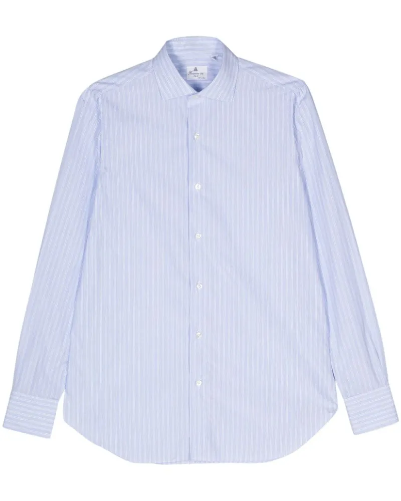 Finamore 1925 Napoli 170 Hemd - Blau Blau
