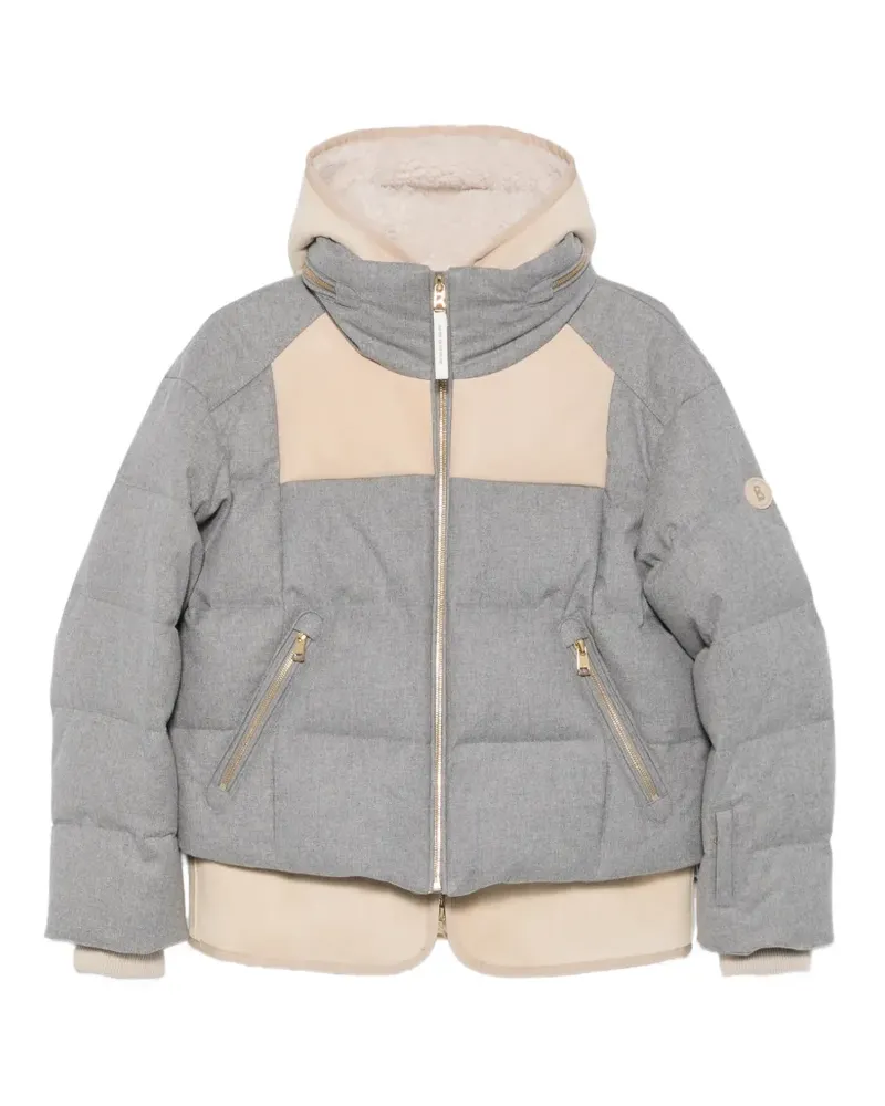 Bogner Gesteppte Moja Kapuzenjacke - Grau Grau