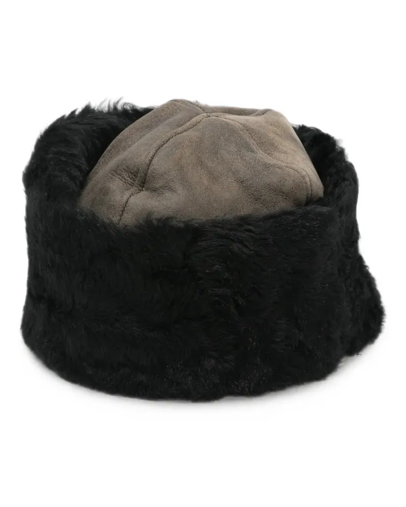 Our Legacy Blizzard Beanie aus Shearling - Braun Braun