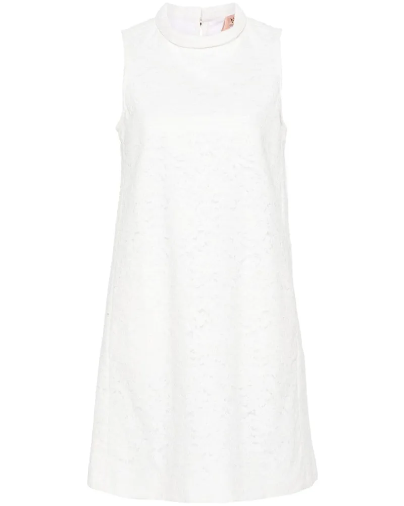 N° 21 Minikleid aus Schnürung - Weiß Weiß