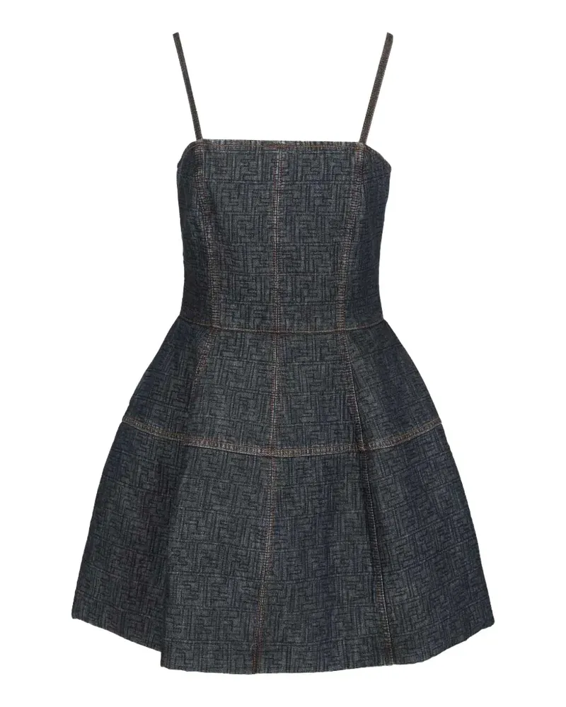 Fendi denim mini dress - Blau Blau