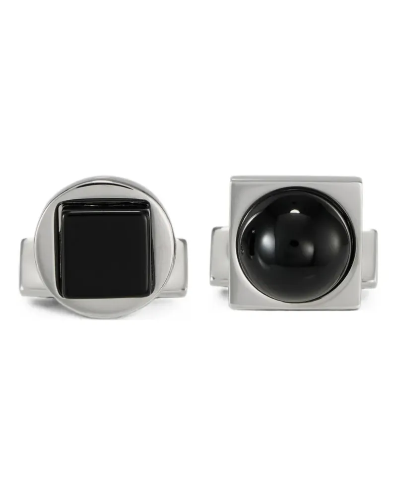Ferragamo semi precious stone cufflinks - Silber Silber
