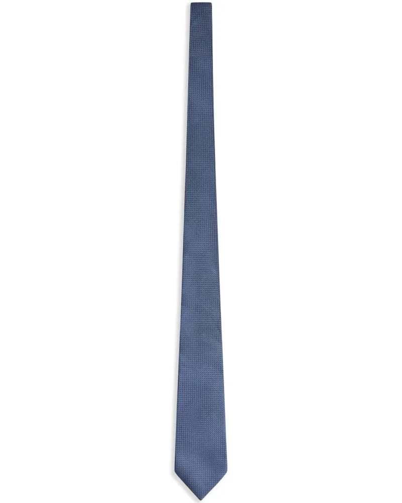 FURSAC Krawatte mit Jacquardmuster - Blau Blau
