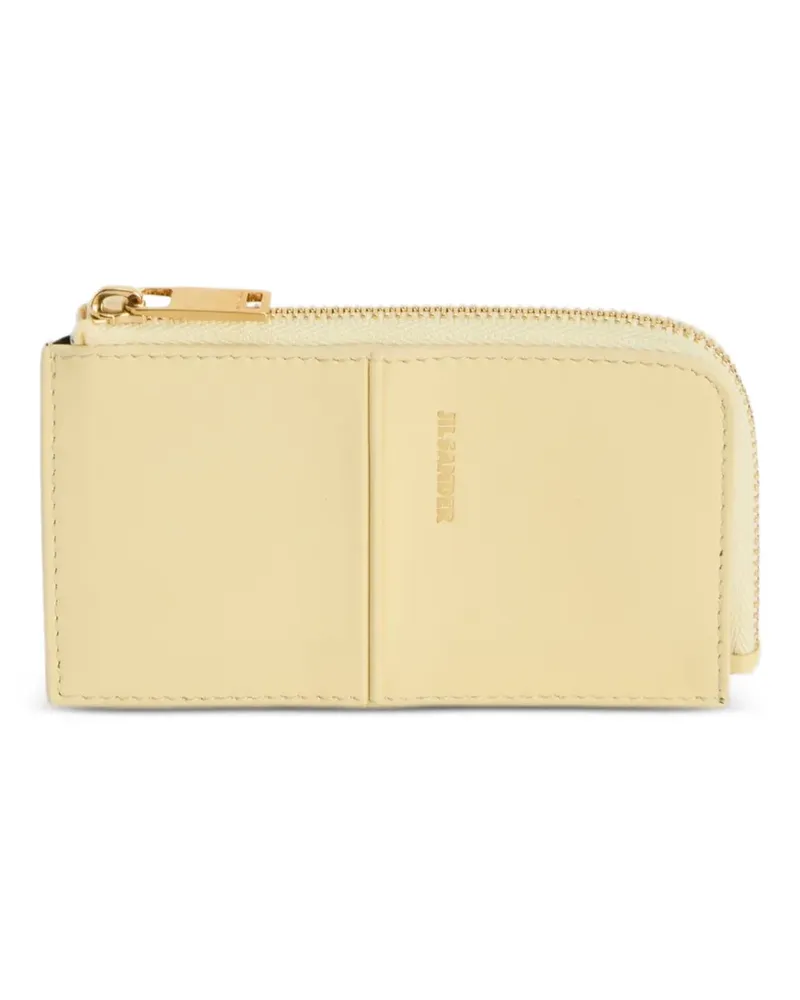 Jil Sander Linea coin purse small - Gelb Gelb