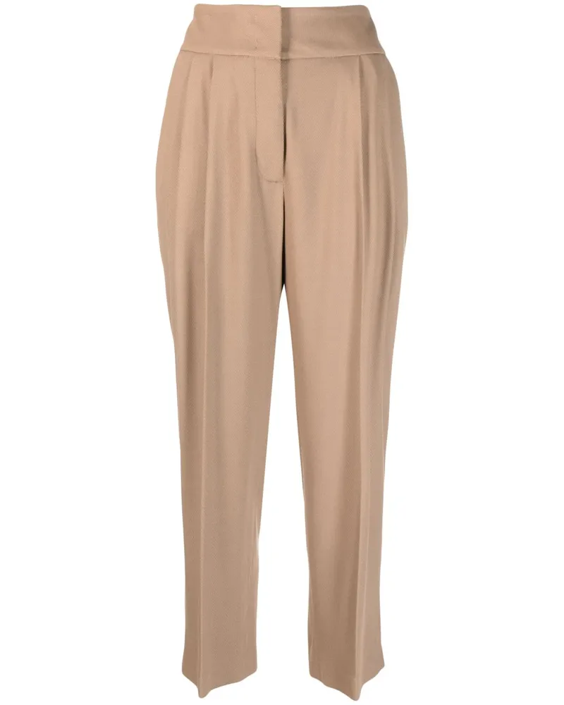 Fabiana Filippi Hose mit Falten - Braun Braun