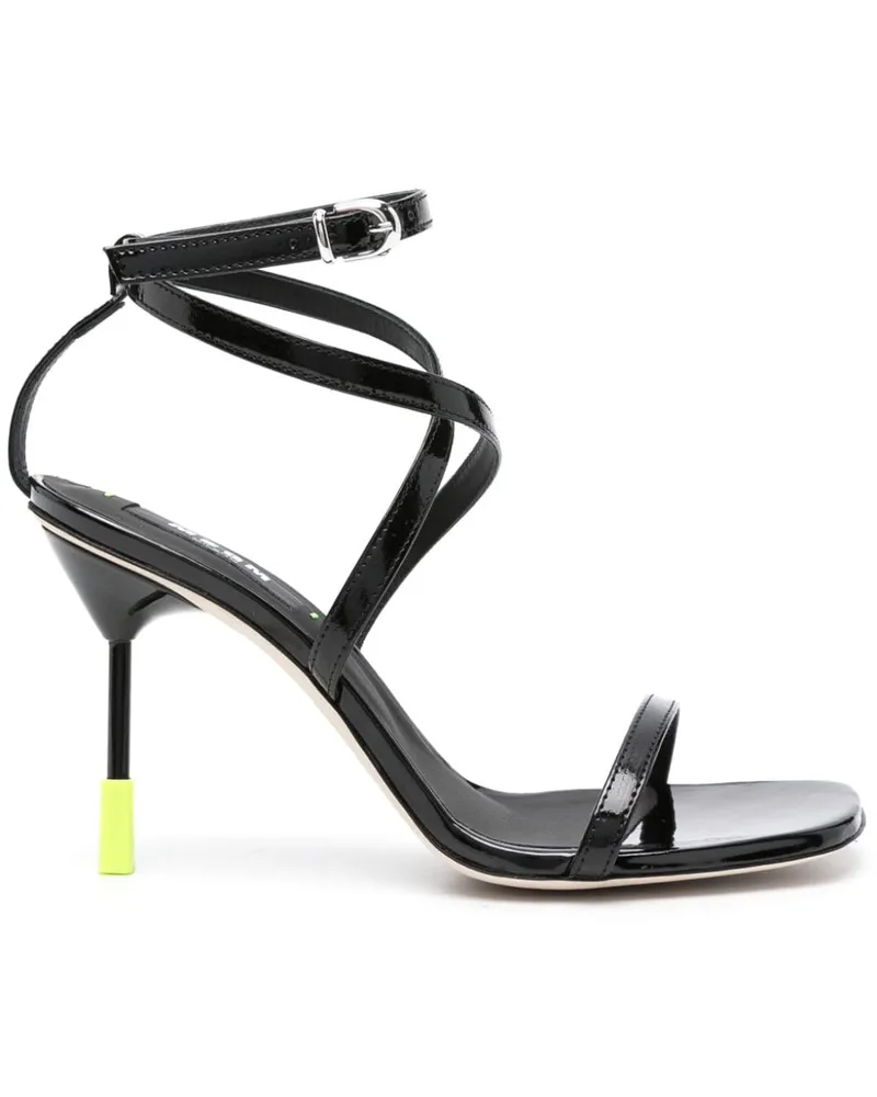 MSGM Klassische Sandalen 95mm Schwarz