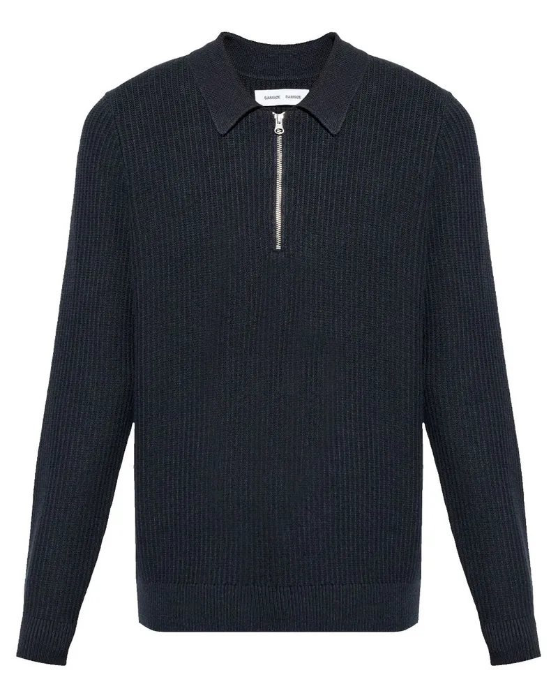 Samsøe & Samsøe Sadem Poloshirt - Schwarz Schwarz