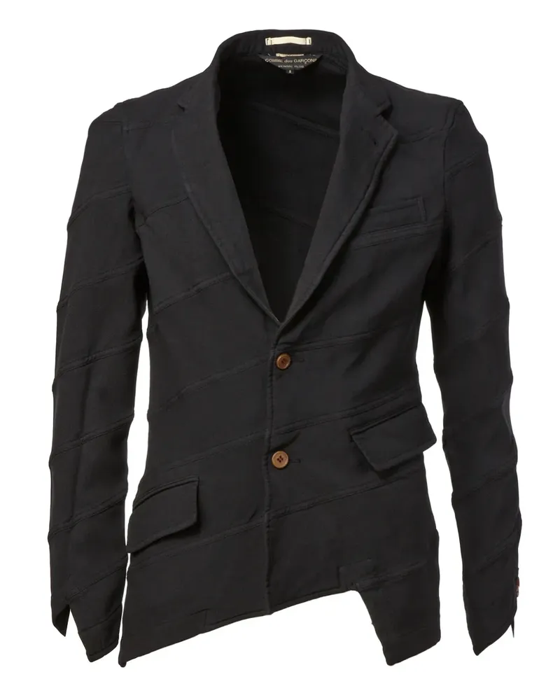 Comme des Garçons Asymmetrisches Sakko - Schwarz Schwarz
