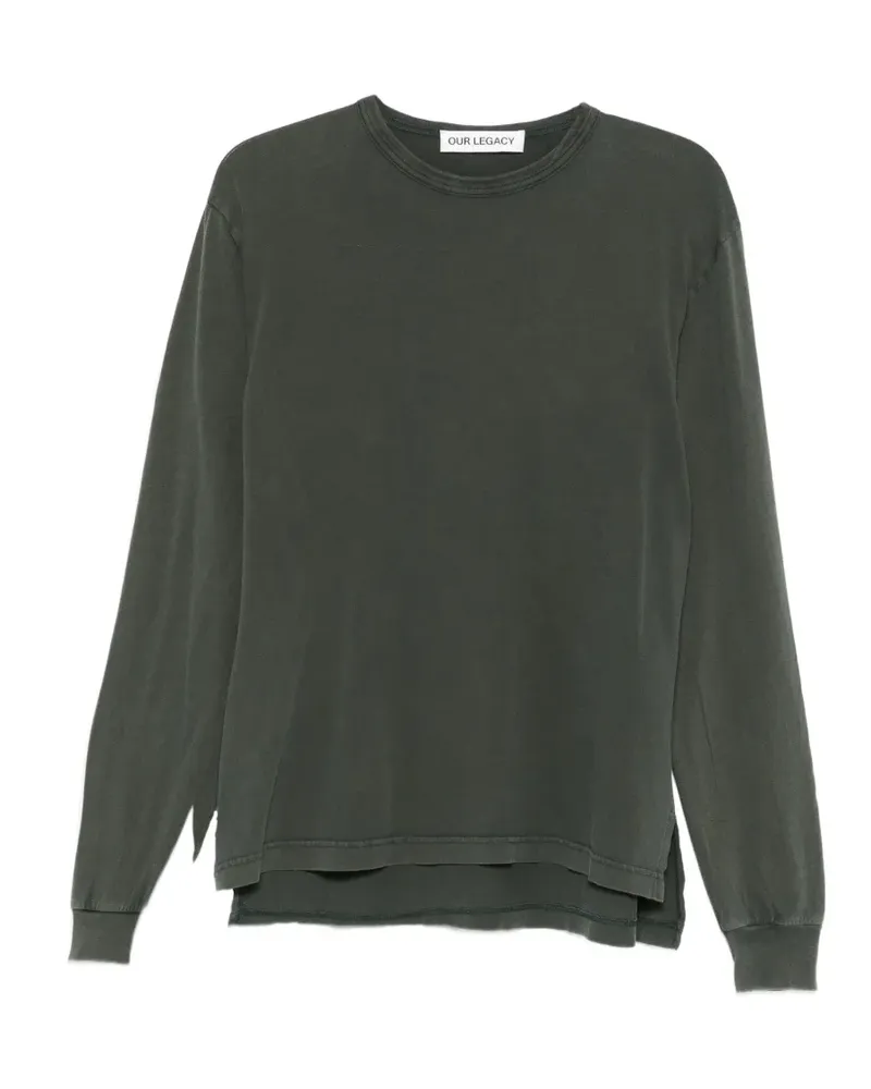 Our Legacy Klassisches Langarmshirt - Grün Grün