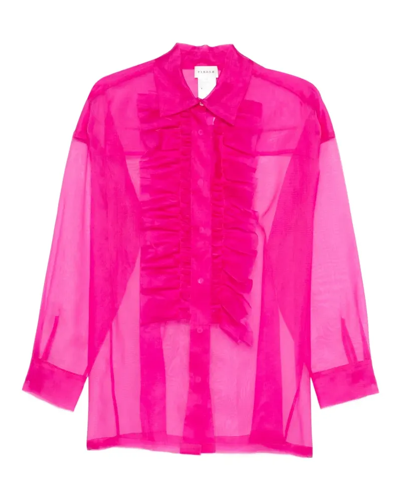 P.A.R.O.S.H. P.A.R.O H. Shake ruffled blouse - Rosa Rosa