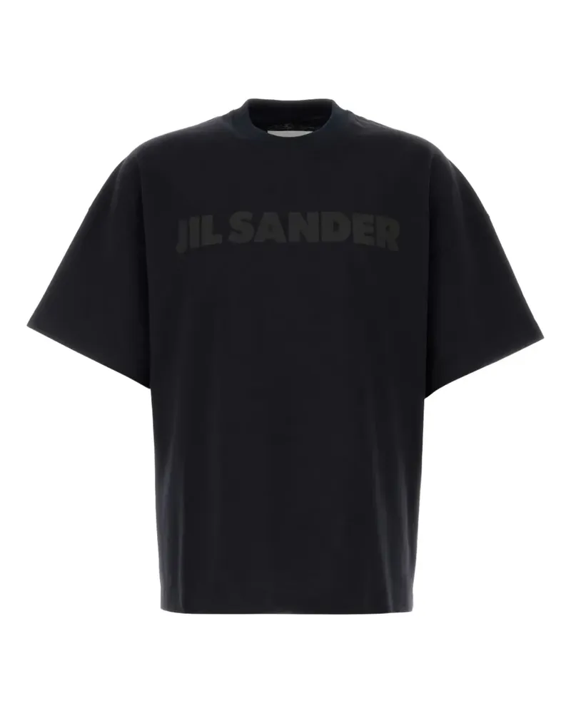 Jil Sander T-Shirt mit Logo - Blau Blau