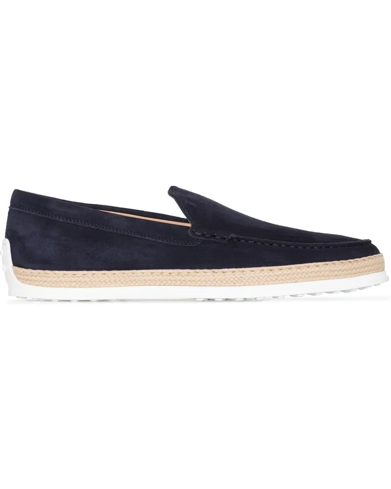 TOD'S Loafer aus Wildleder - Blau Blau