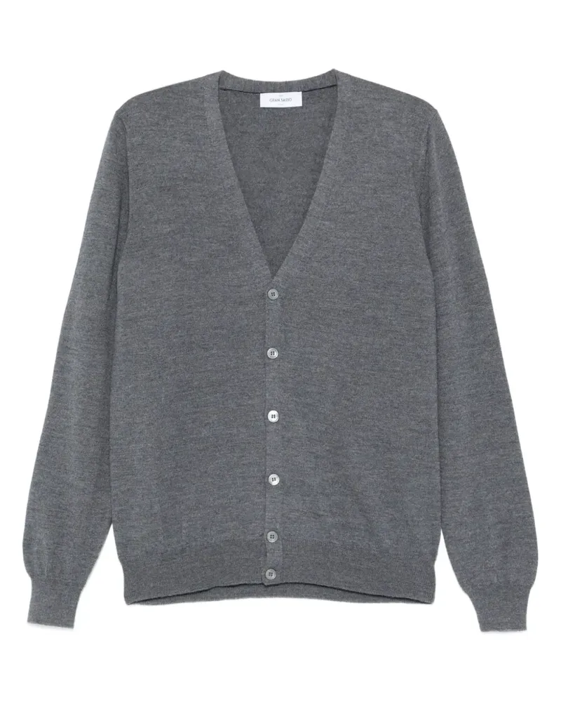 Gran Sasso Klassischer Cardigan - Grau Grau