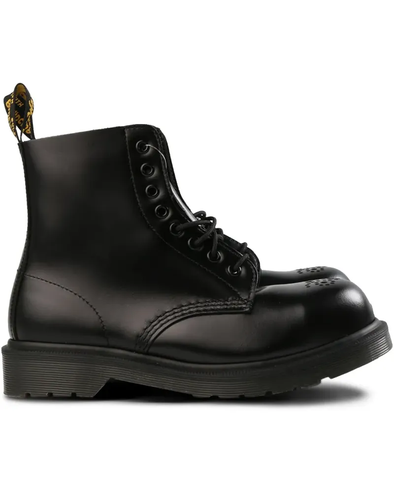 Dr.Martens leather boots - Schwarz Schwarz