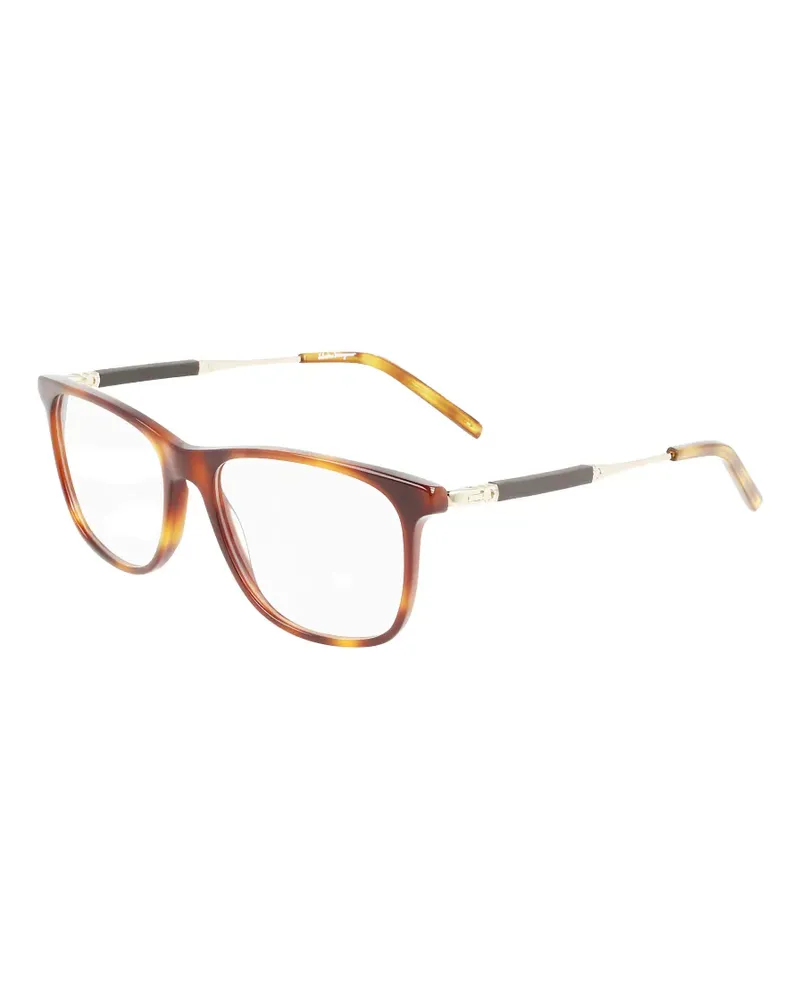 Ferragamo Havana Brille mit eckigem Gestell - Braun Braun