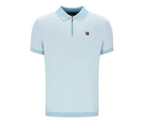 Marty Poloshirt mit Reißverschluss - Blau