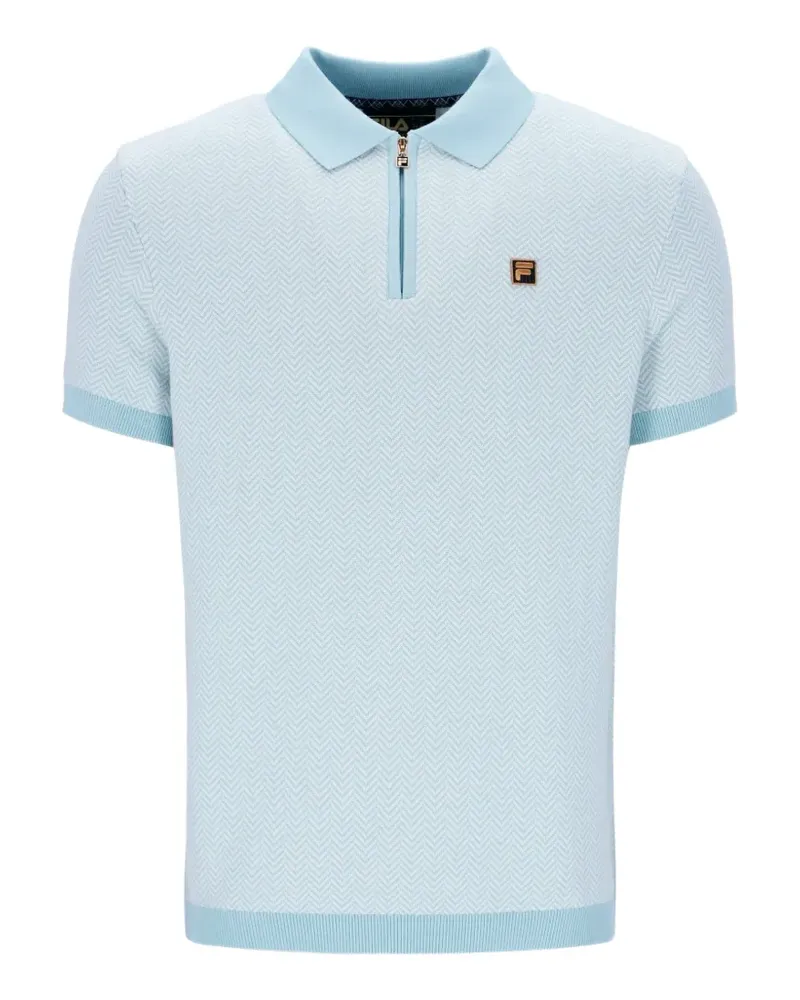 Fila Marty Poloshirt mit Reißverschluss - Blau Blau