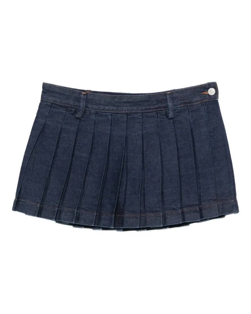 7 for all mankind Minirock mit Falten - Blau Blau
