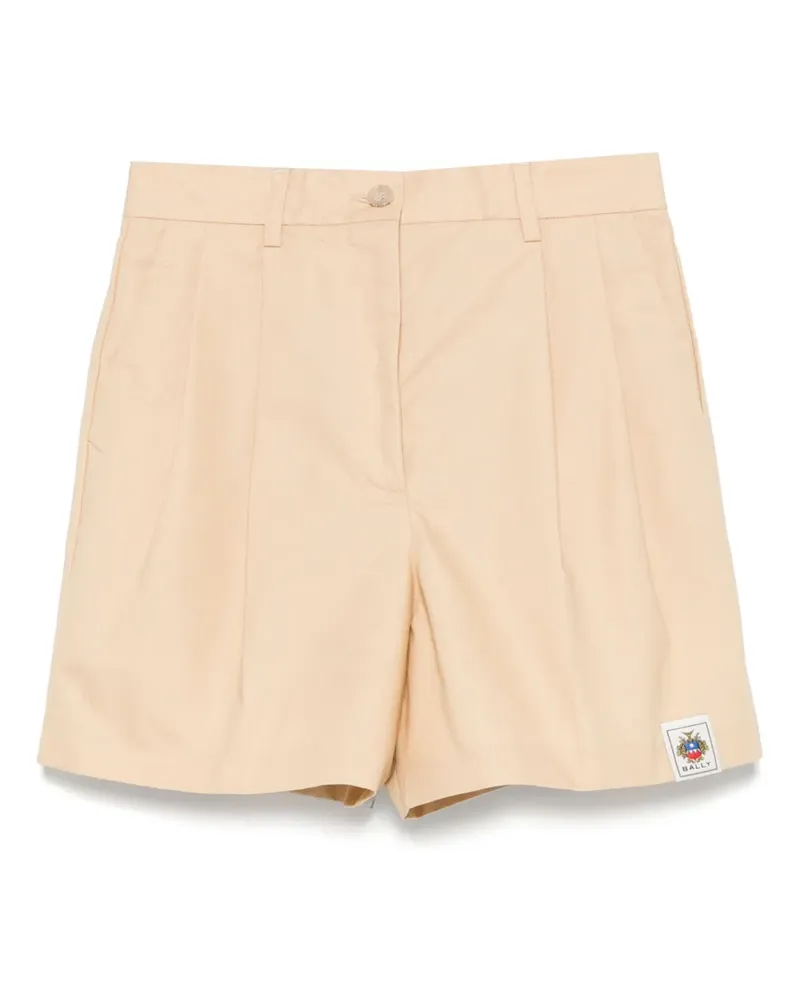 Bally Shorts mit Bundfalten - Nude Nude