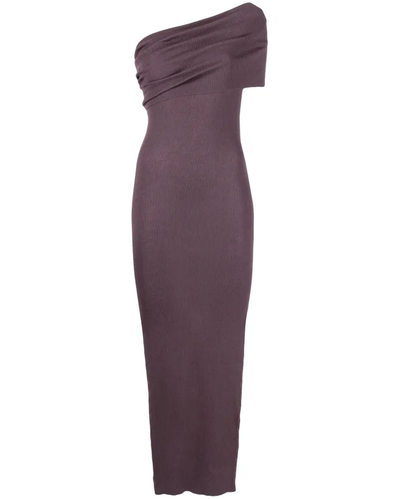 Rick Owens Asymmetrisches Maxikleid - Violett Violett