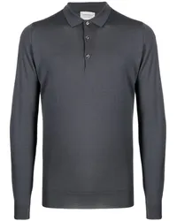 John Smedley Belper Poloshirt Grau