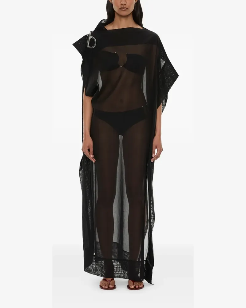 Christopher Esber Anchor hardware-detail long dress - Schwarz Schwarz