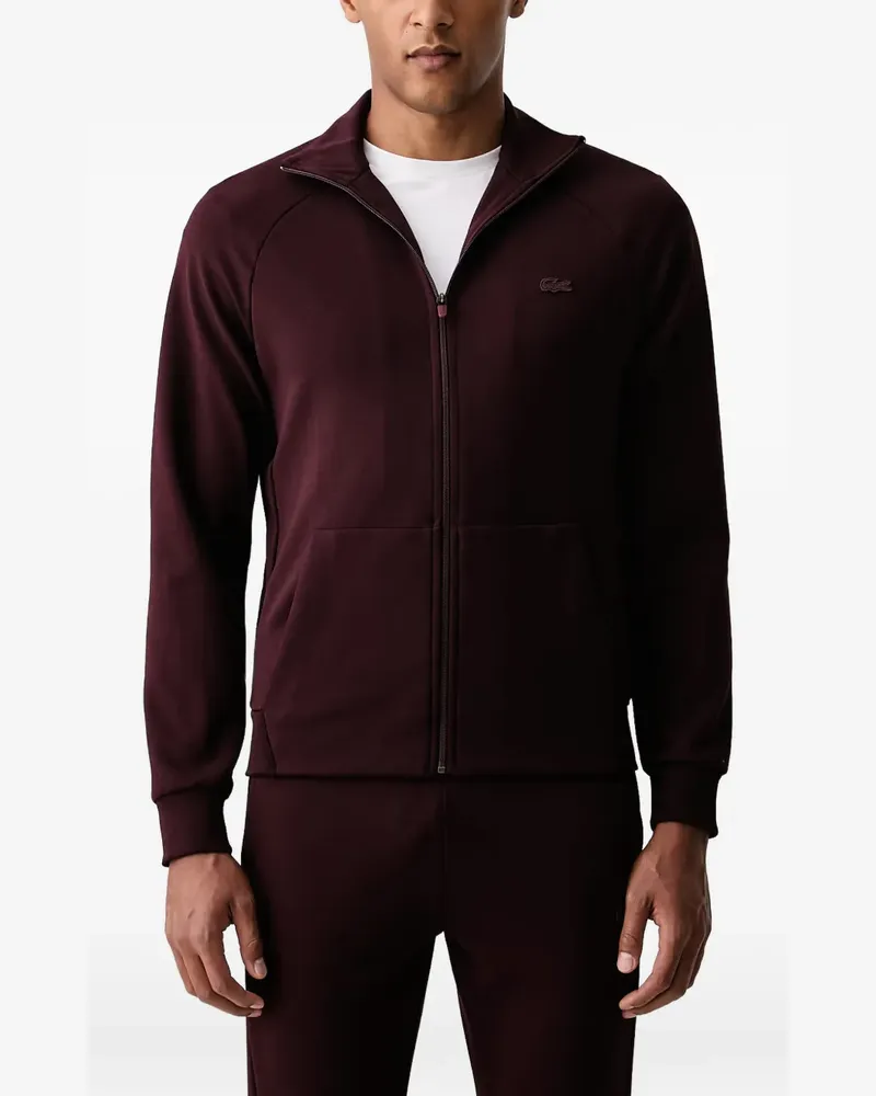 Lacoste Commuter Sweatshirt mit Reißverschluss - Rot Rot