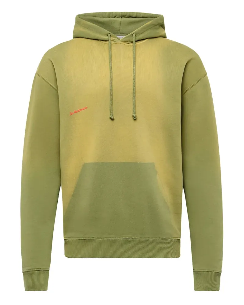 J.W.Anderson Hoodie mit Logo-Stickerei - Grün Grün