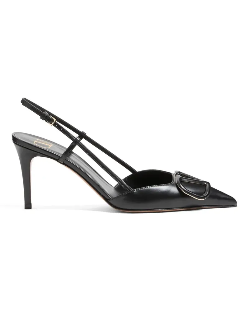 Valentino Garavani Pumps mit V-Logo - Schwarz Schwarz