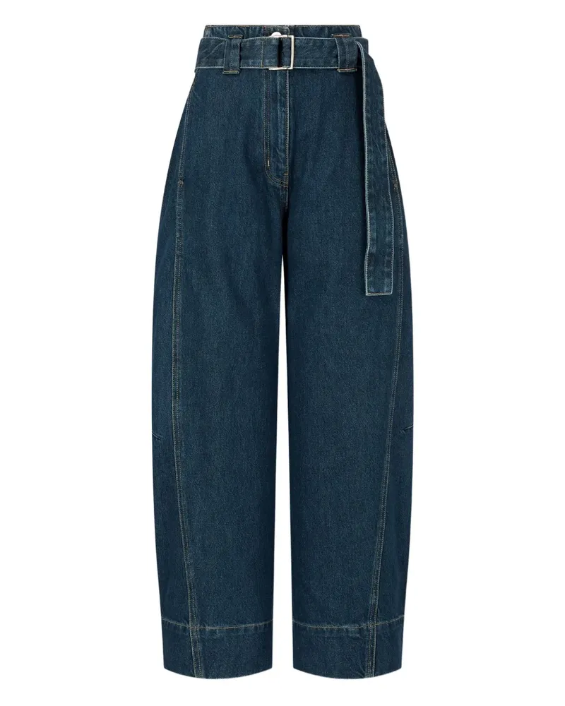 STUDIO TOMBOY Hose mit Gürtel - Blau Blau