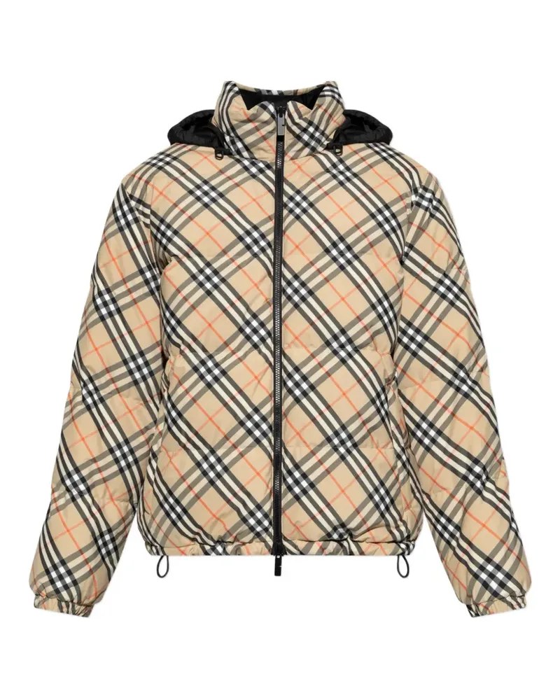 Burberry Wendbare Jacke mit Karomuster - Nude Nude