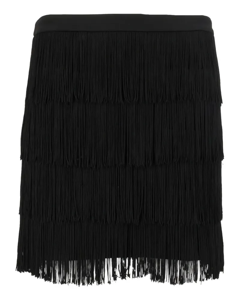 Michael Kors fringe-detail mini skirt - Schwarz Schwarz