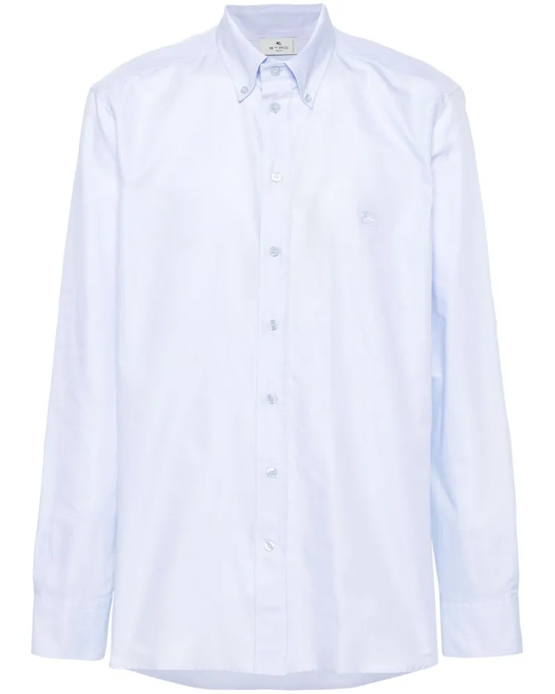 Etro Hemd mit Pegaso-Motiv - Blau Blau