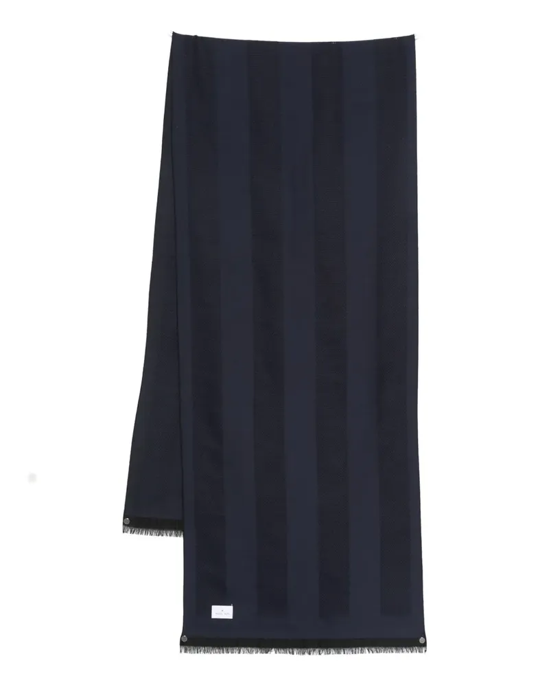 Manuel Ritz striped scarf - Blau Blau