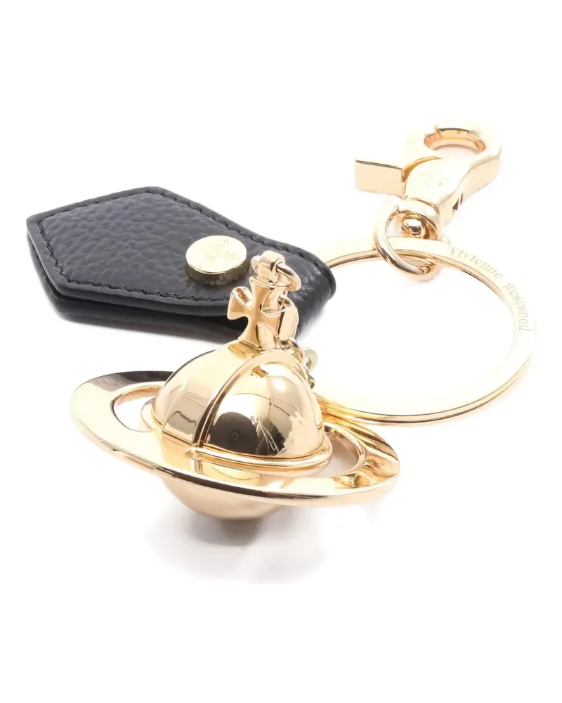 Vivienne Westwood 3D Orb-charm keyring - Gold Gold