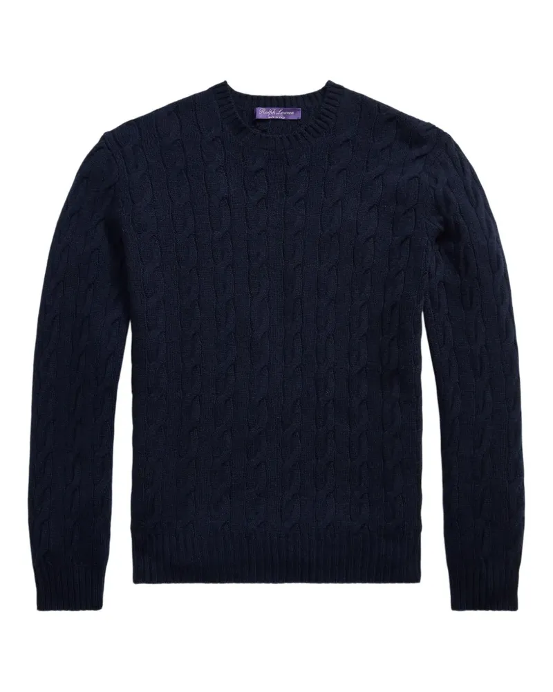 Ralph Lauren cable-knit cashmere sweater - Blau Blau