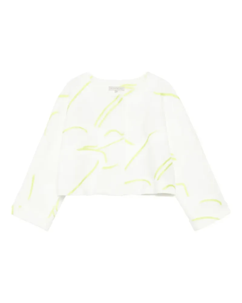 SHIATZY CHEN Jacquard-Jacke - Weiß Weiß