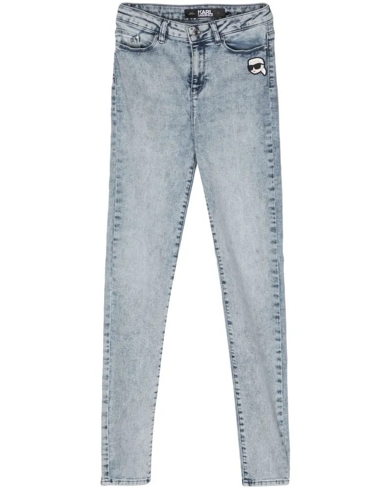 Karl Lagerfeld Ikonik 2.0 Skinny-Jeans Blau