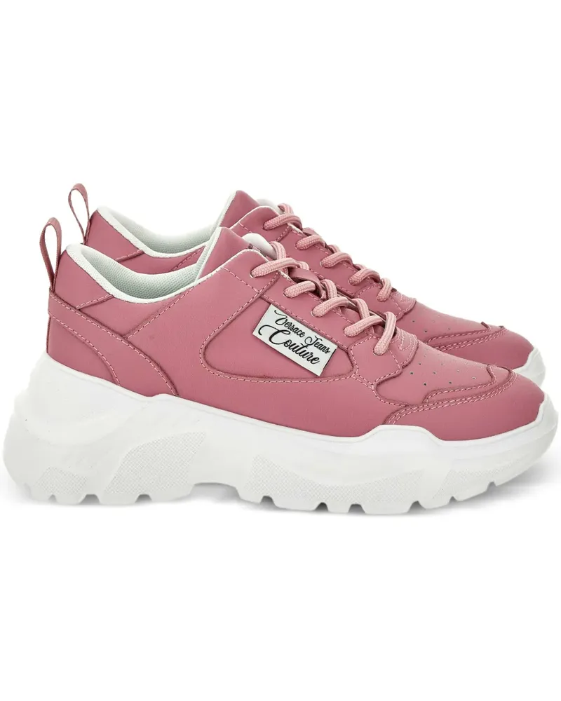 Versace Jeans Sneakers mit dicker Sohle - Rosa Rosa