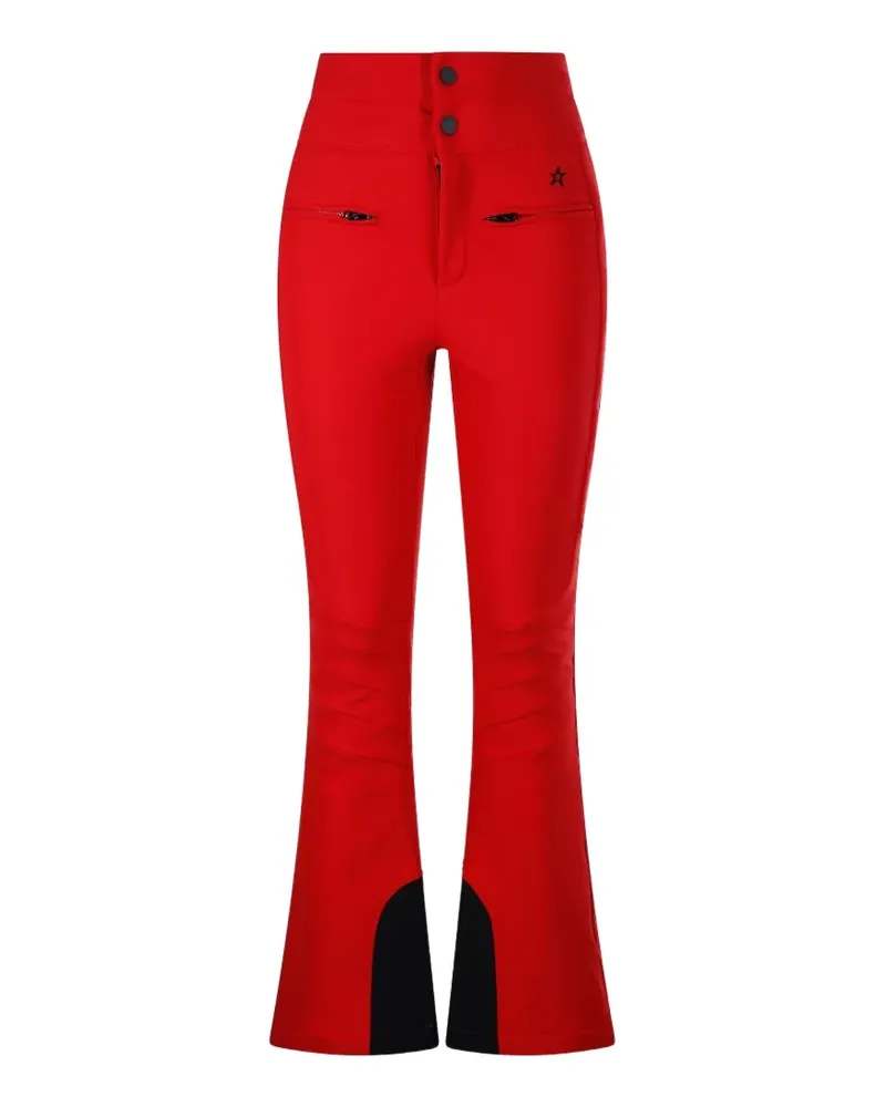 Perfect Moment logo-embroidered flared ski pants - Rot Rot