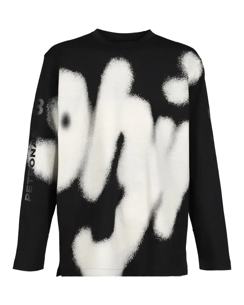Y-3 Mercedes-AMG PETRONAS Formula One Team long-sleeve T-shirt - Schwarz Schwarz