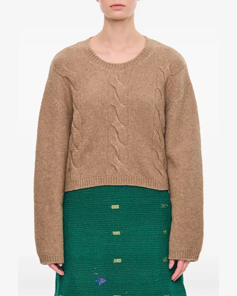 Lisa Yang Klassischer Pullover - Nude Nude