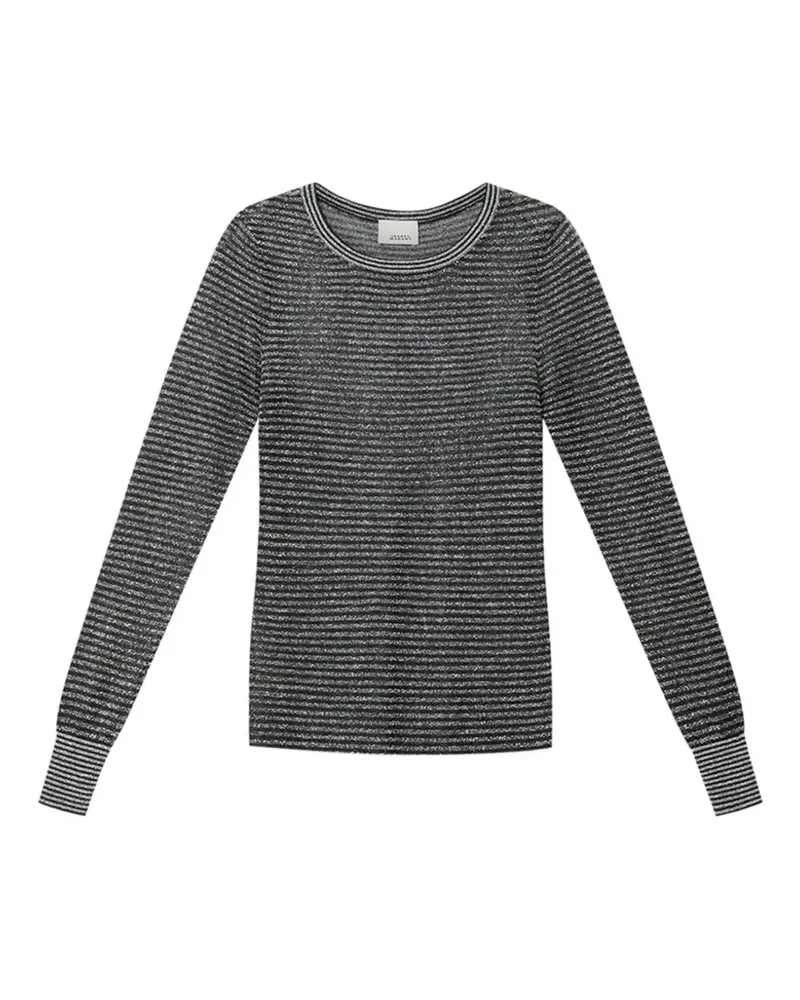 Isabel Marant Cenaya striped-knit T-shirt - Schwarz Schwarz