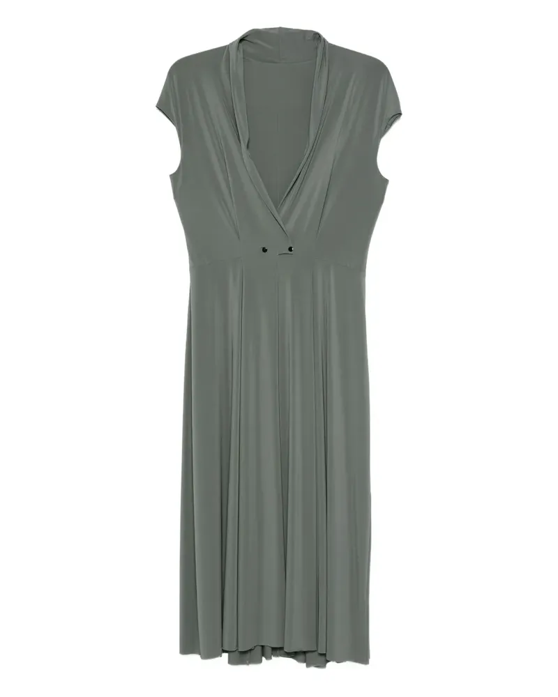 Alberta Ferretti Kleid mit Falten - Grau Grau