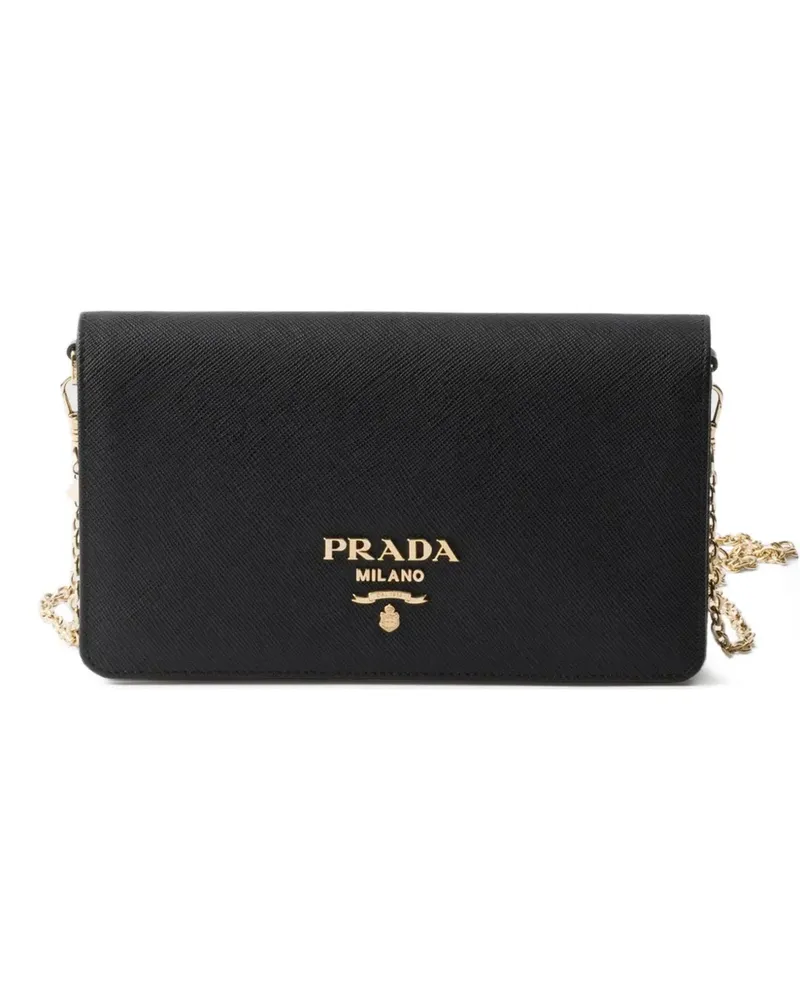 Prada Saffiano Clutch - Schwarz Schwarz