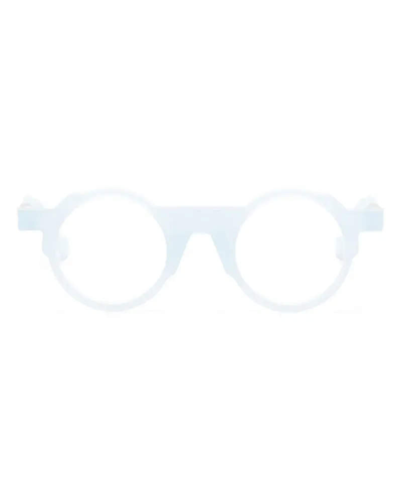 VAVA EYEWEAR BL0015 Brille mit rundem Gestell - Blau Blau