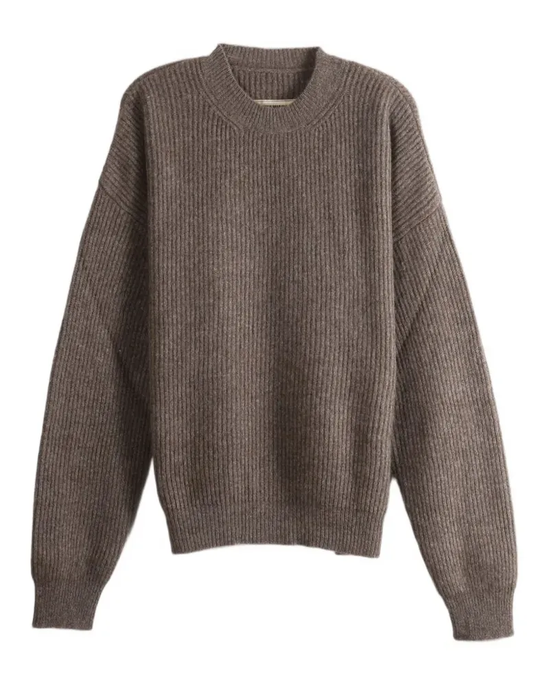 Uma Wang Gerippter Pullover - Braun Braun