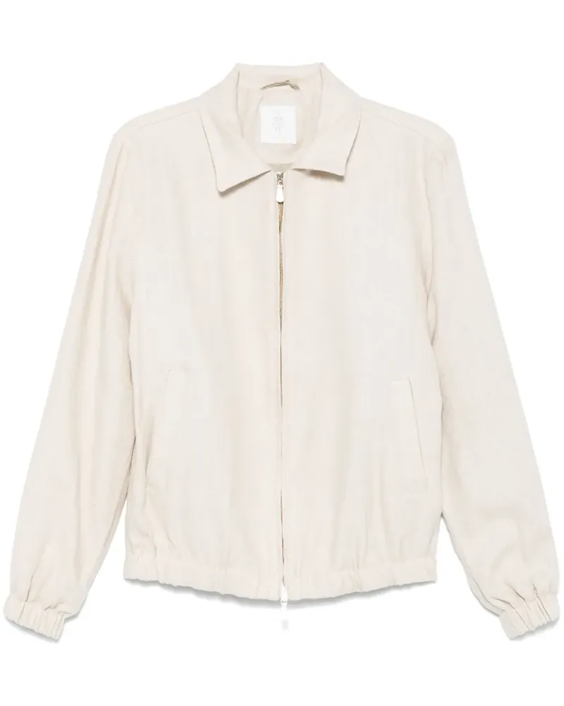 Eleventy Jacke aus Leinen - Nude Nude