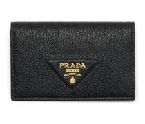 Strukturiertes Kartenetui - Schwarz