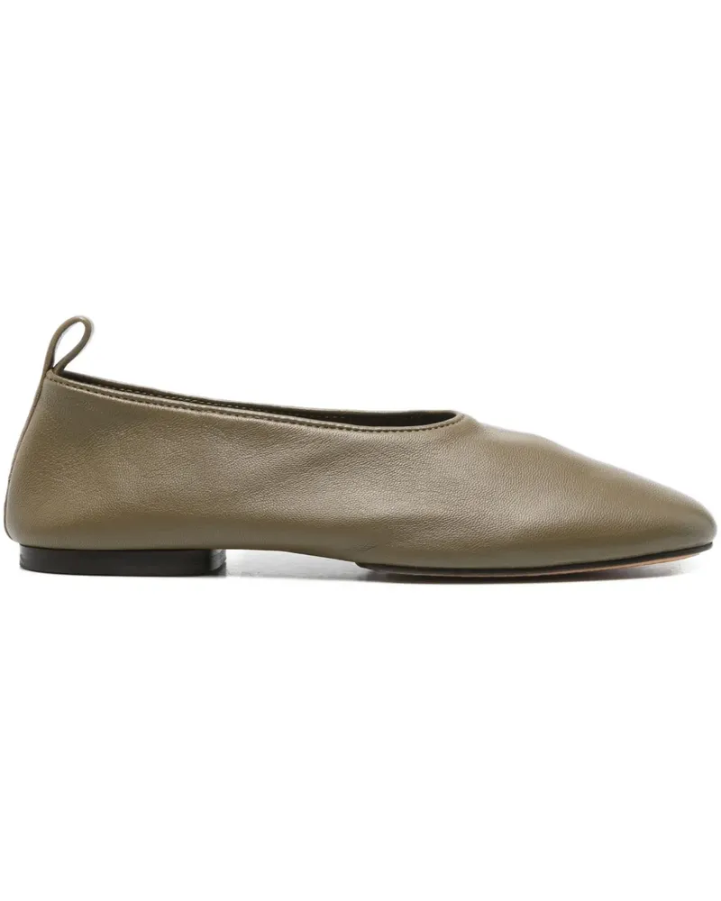 Soeur Ballerinas aus Leder - Grün Grün